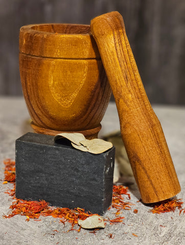 Peppermint Tea Tree Activated Charcoal Soap (Vegan, 83% Organic)