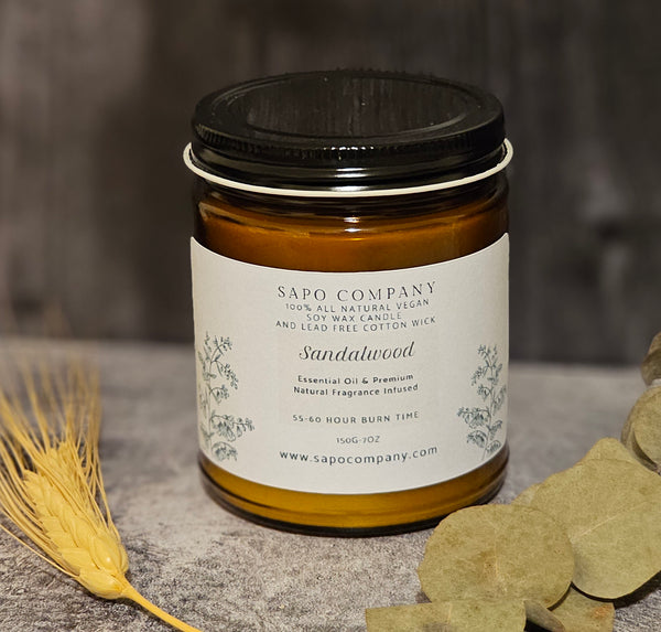 Soy Candles (Vegan) (Premium Natural Fragrance/Essential Oil Infused)